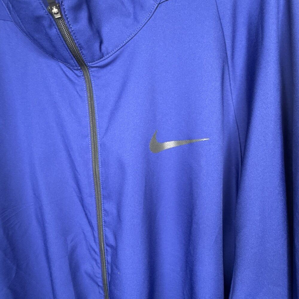 Nike Mens 4XL Big & Tall Blue Tracksuit Full Zip Track Jacket Pants Set Dri-Fit - Picture 5 of 9